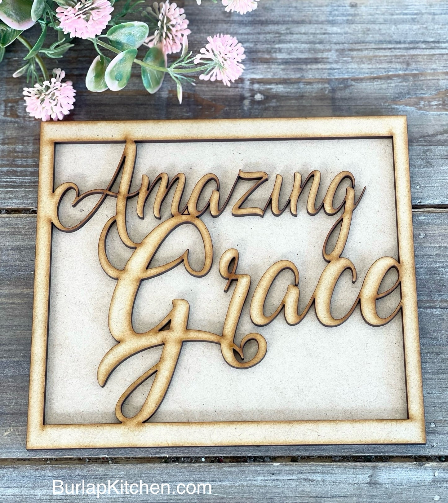 (CK) Amazing Grace Sign - Craft Kit