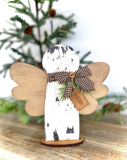 Rejoice Farmhouse Angel - (DIY Craft Kit)