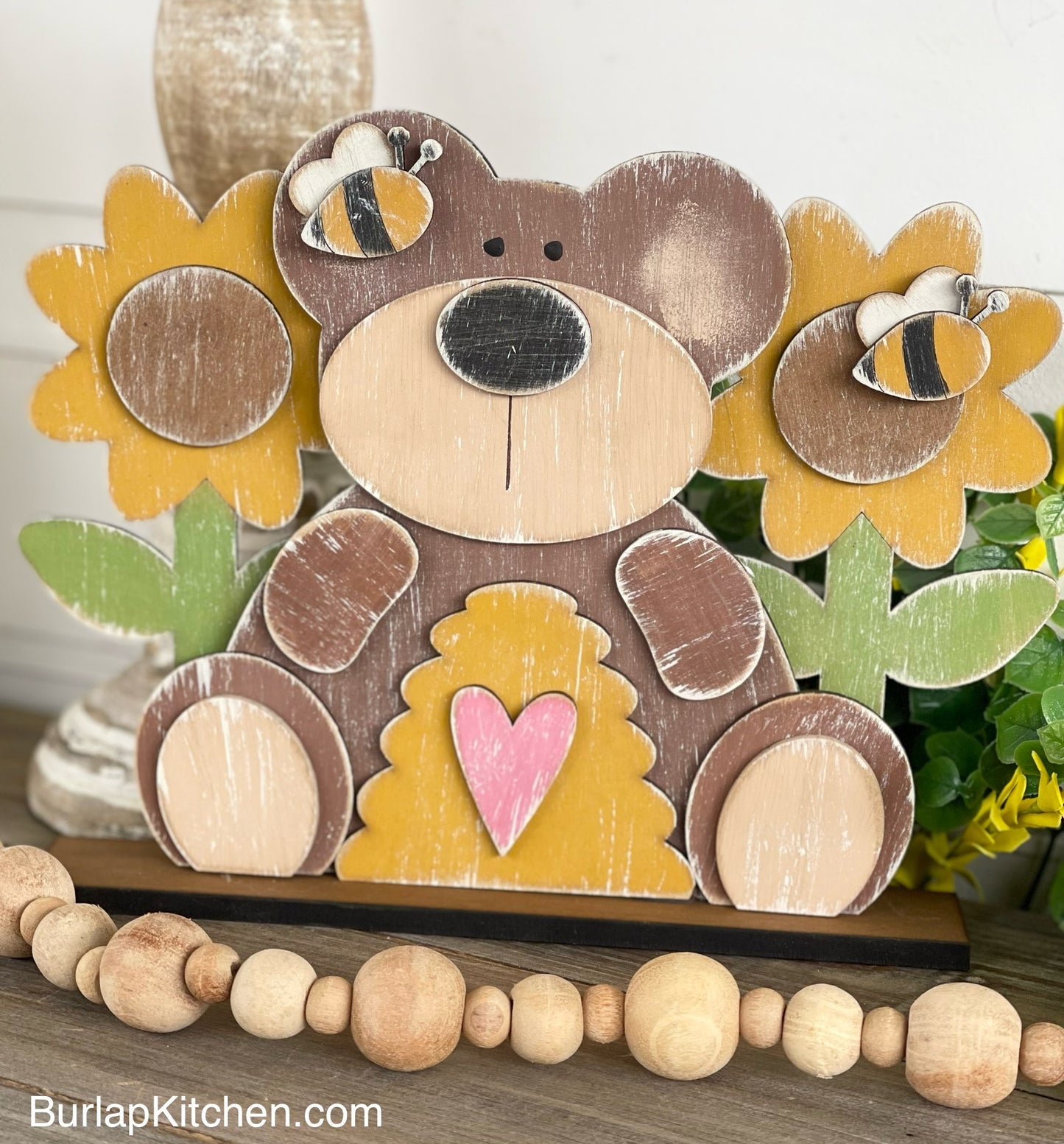 (CK) Sunflower & Bee Bear - DIY Craft Kit