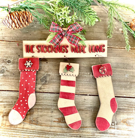 “The Stockings Were Hung”Hanging Stockings - DIY Craft Kit