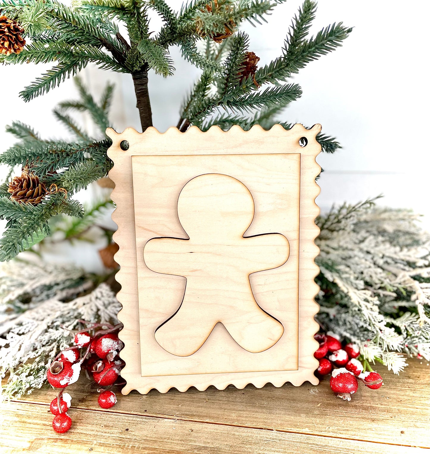 Gingerbread Stamp Wall Hanging