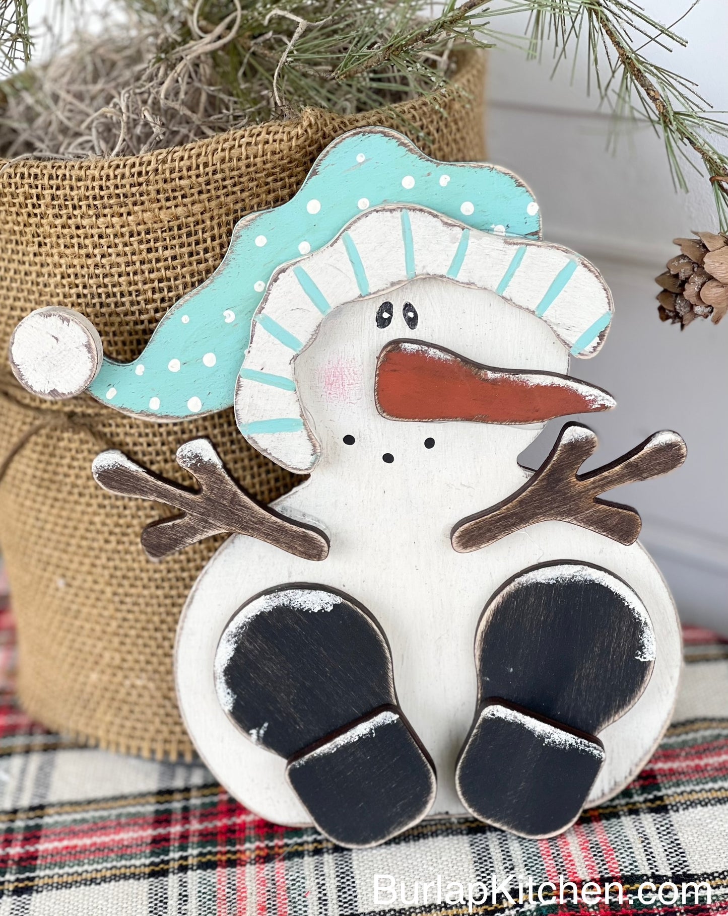 (CK) Sammy the Snowman Leaner - Craft Kit