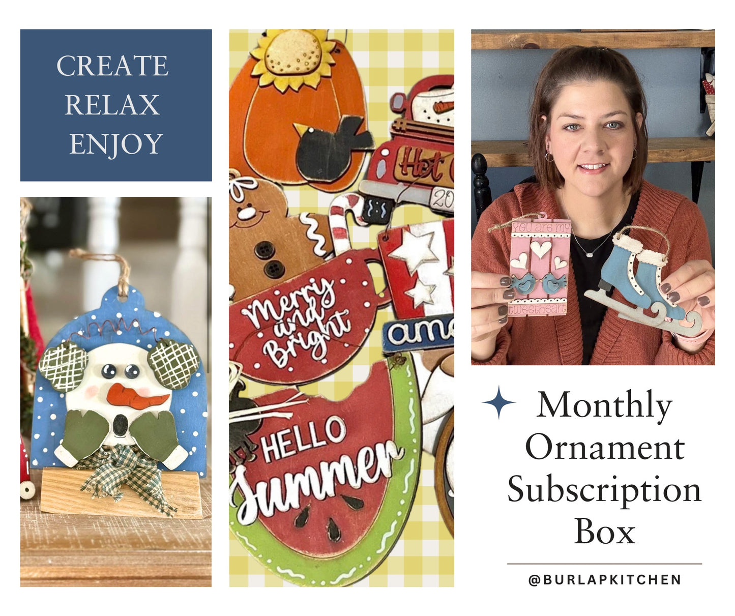 Ornament Subscription Box – Monthly Crafting Delight!