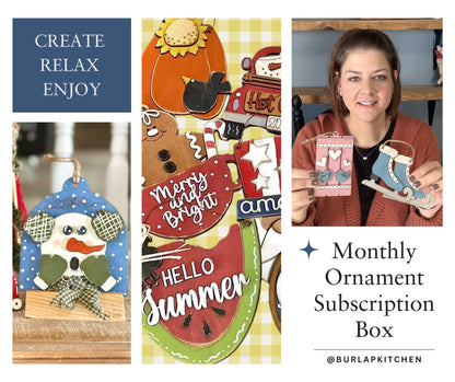 Ornament Subscription Box – Monthly Crafting Delight!