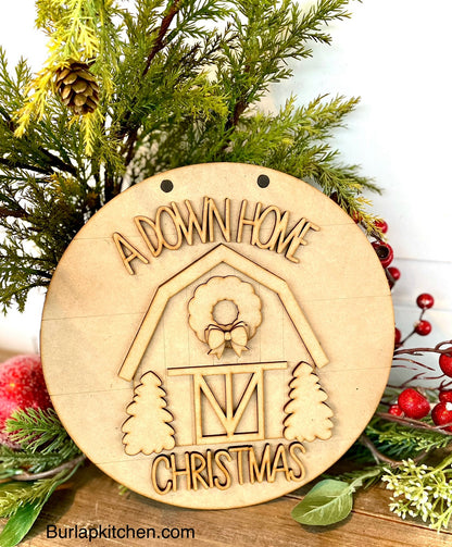 A Down Home Christmas Hanger - DIY Craft Kit