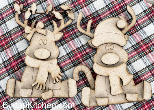 (CK) Reindeer girl and boy set