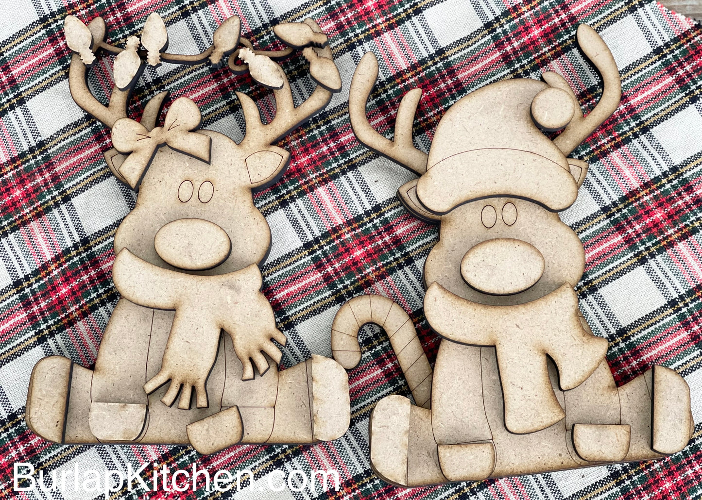 (CK) Reindeer Girl & Boy Set - Craft Kit