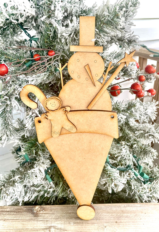 (BFR25) Santa’s Festive Hat - DIY Craft Kit/Hanger