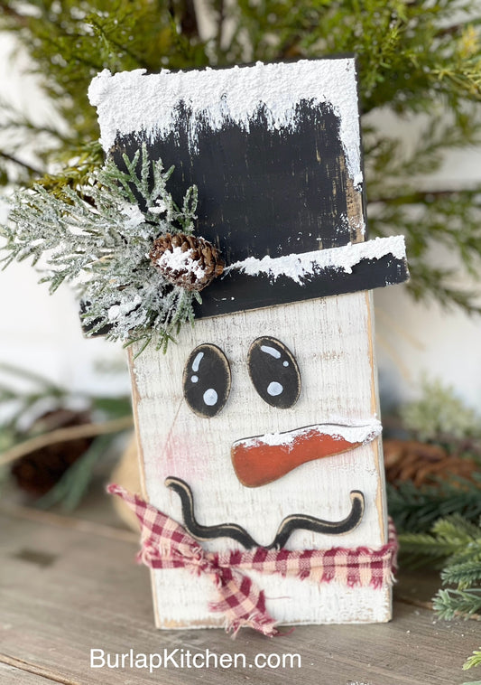 2x4 Snowman Craft Kit - DIY Craft Kit