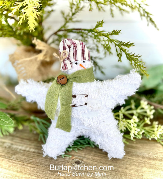 (HSM) Star Snowman - Hand Sewn by Mimi