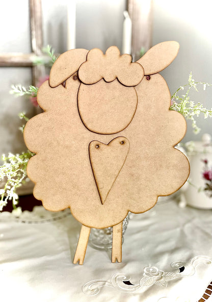 (CK) Lamb Wall Hanger - DIY Craft Kit