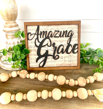 (CK) Amazing Grace Sign - Craft Kit