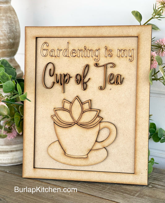 Gardening is My Cup of Tea - DIY Craft Kit