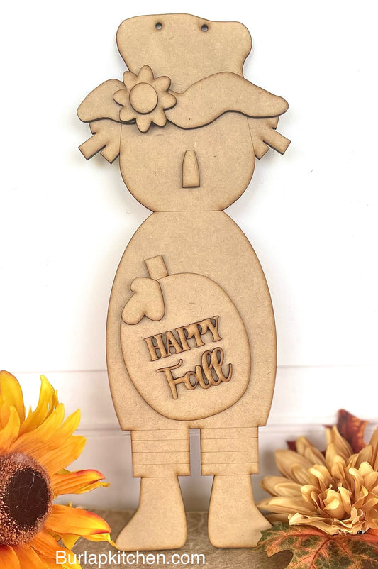 (CK) Tall Scarecrow Hanger - Craft Kit