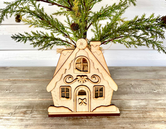 Merry Monday Gingerbread House Votive (DIY Craft Kit)
