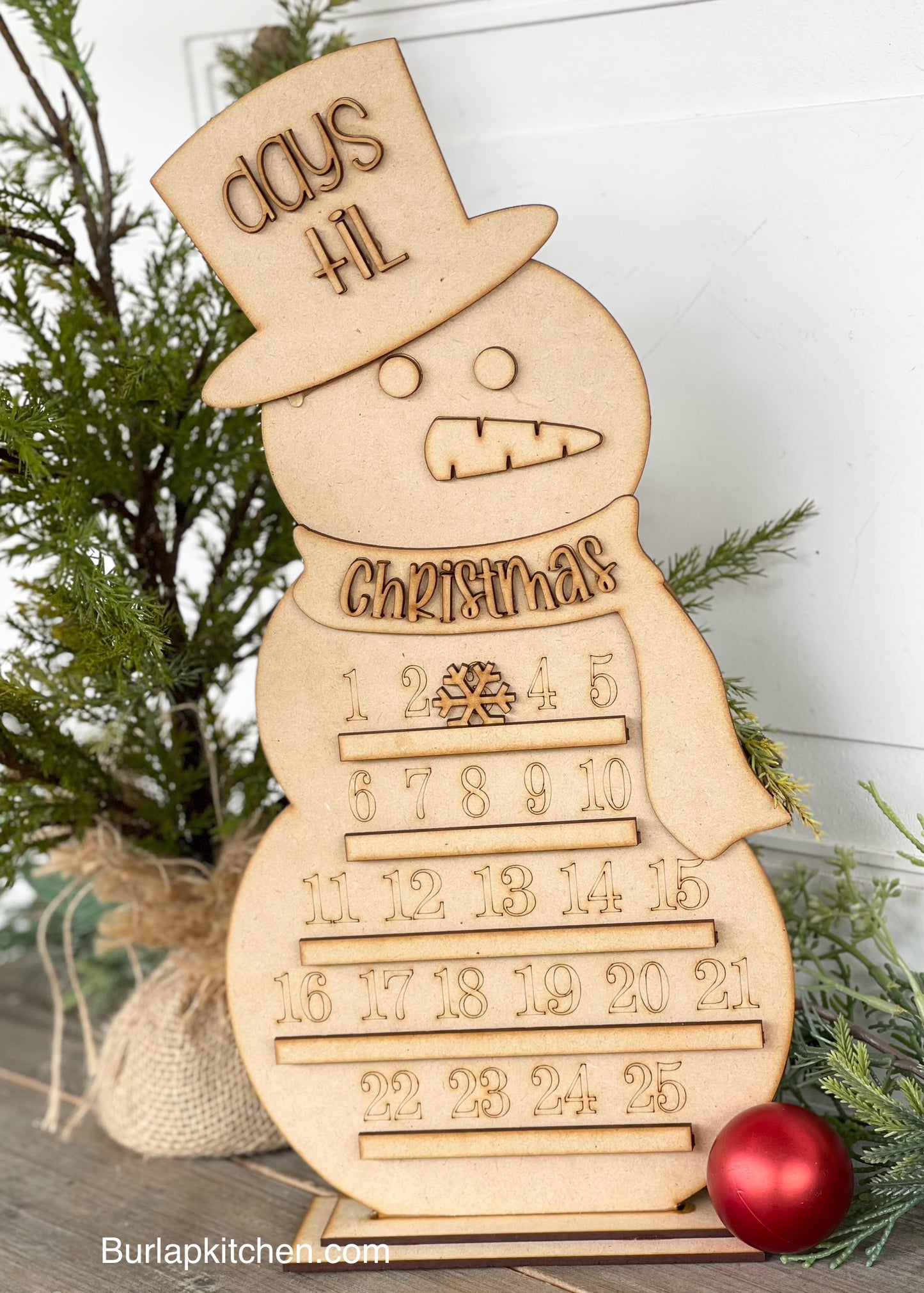 Merry Monday Snowman Countdown