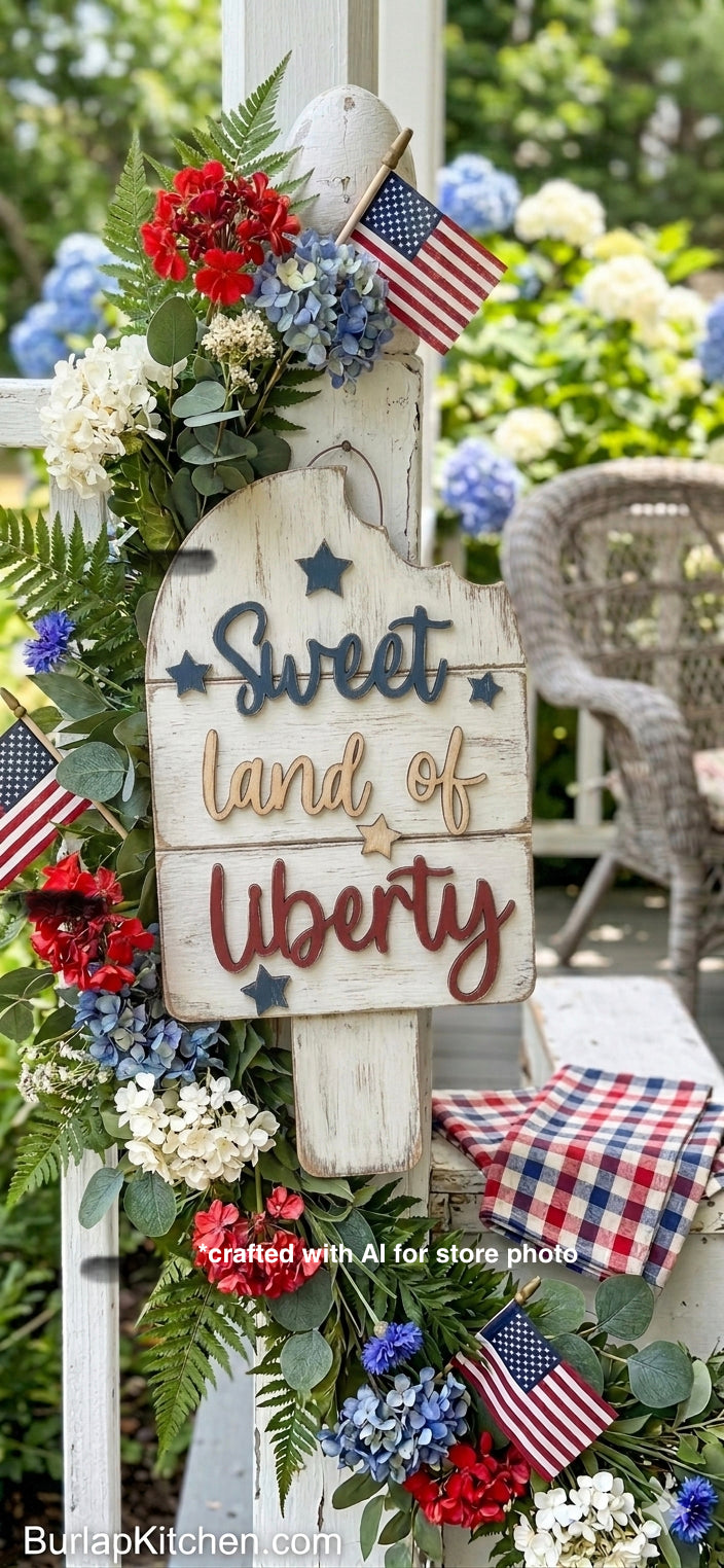 Patriotic Popsicle Hanger - DIY Craft Kit