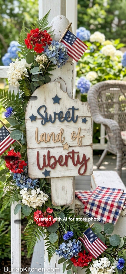 Patriotic Popsicle Hanger - DIY Craft Kit