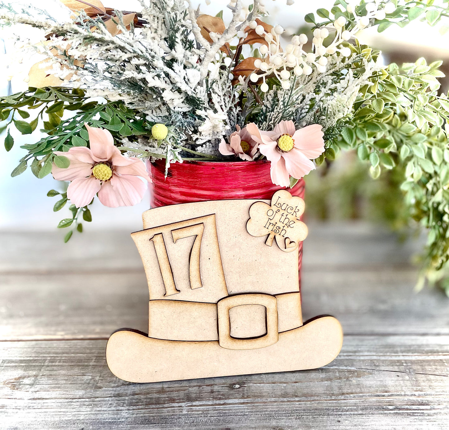 (Item#001) “Luck of the Irish” Hat Leaner - DIY Craft Kit