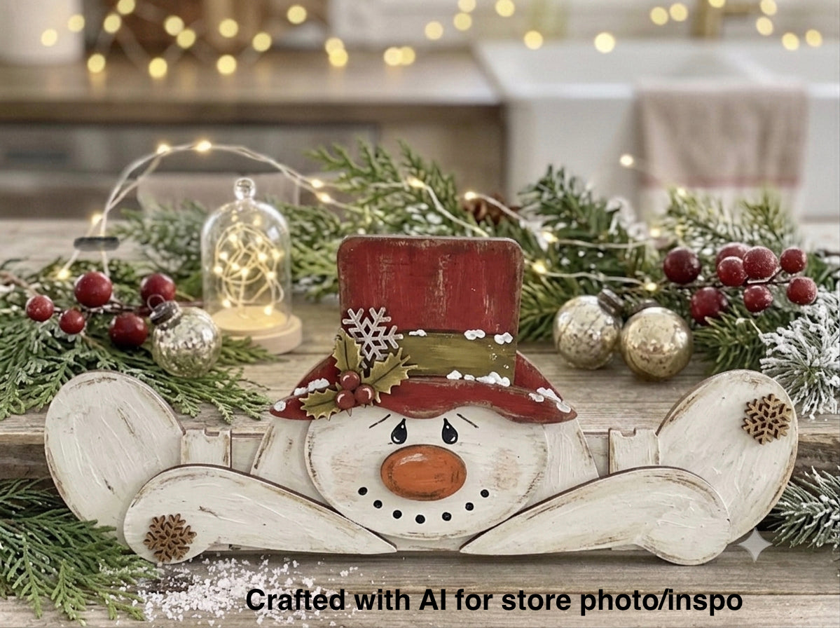 Charlie The Snowman Leaner - DIY Craft Kit