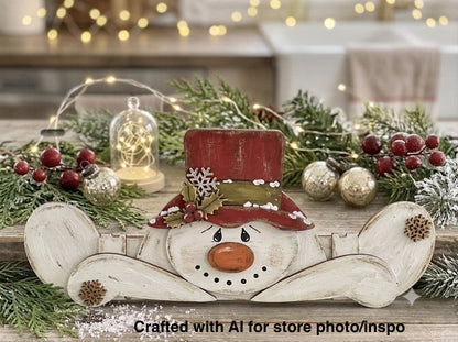 Charlie The Snowman Leaner - DIY Craft Kit