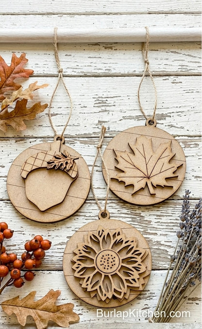 Fall Ornament Set - DIY Craft kit