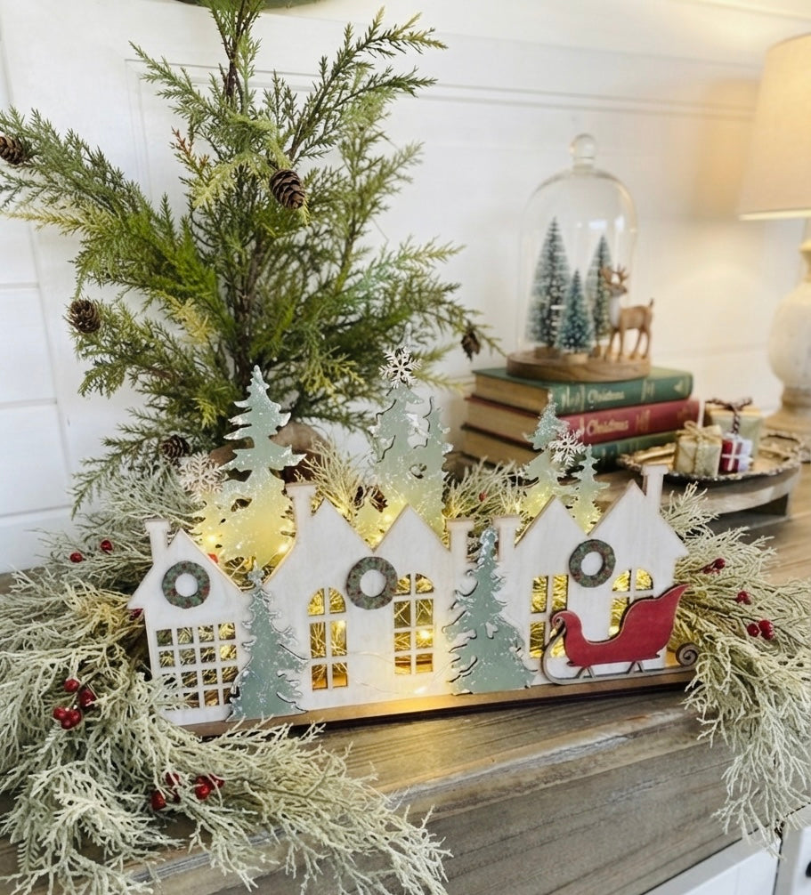 Intricate Christmas Village - DIY Craft Kit