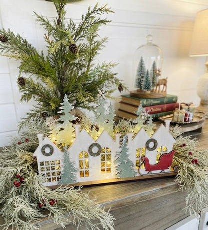 Intricate Christmas Village - DIY Craft Kit