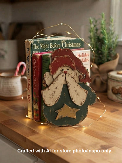 (Item#131) Puffy Santa Leaner/Hanger - DIY Craft Kit