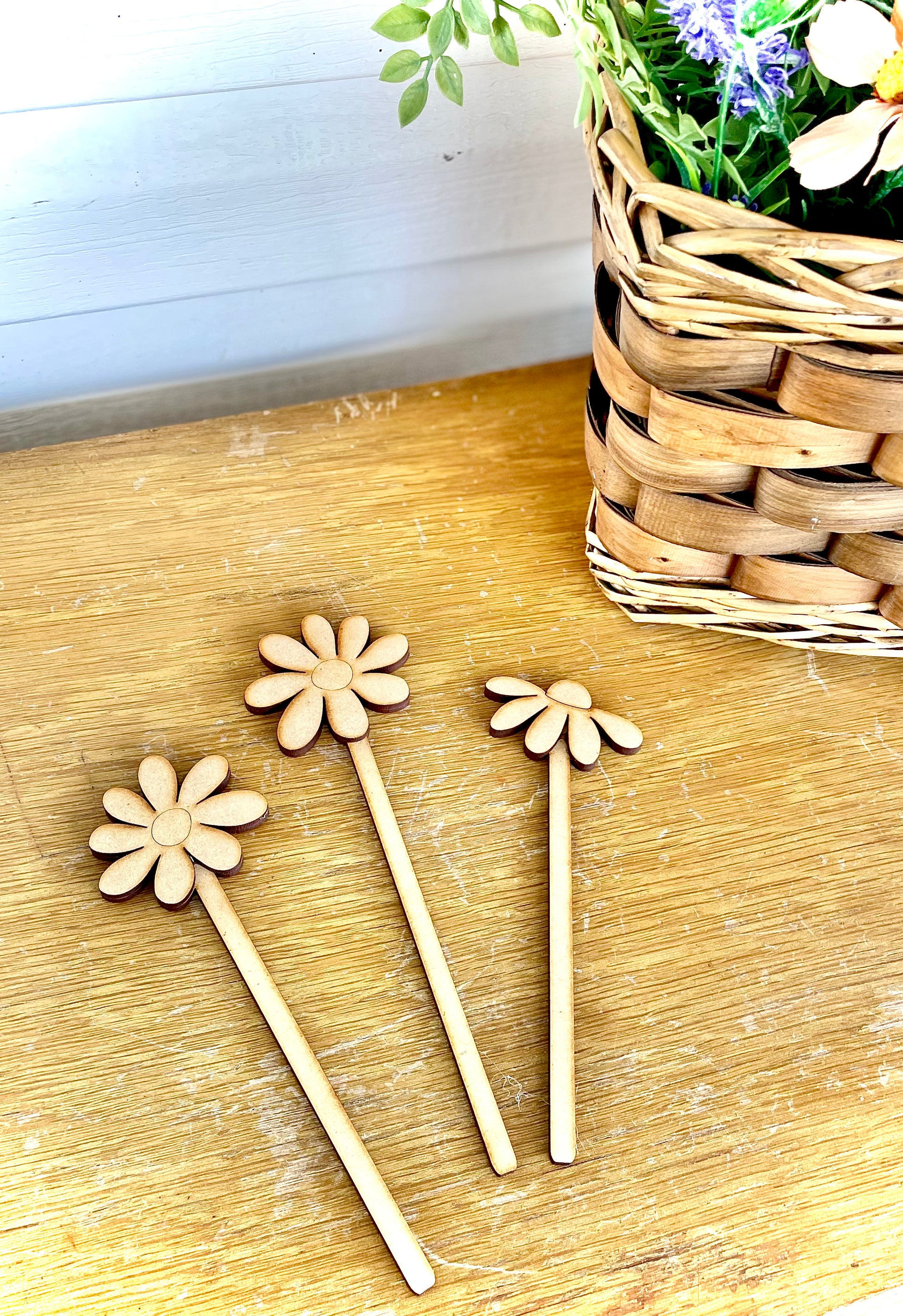 potted plant insert Item#027) DIY Daisy Inserts for Interchangeable Flower Pot (*Inserts – Burlap Kitchen