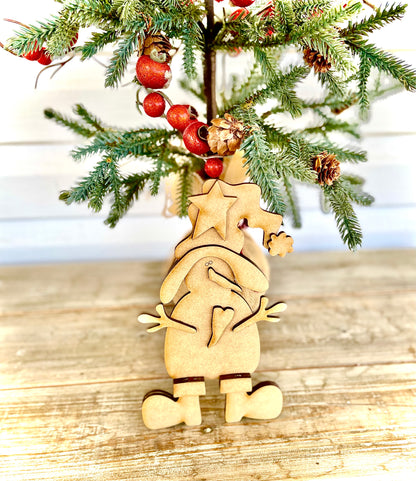 Merry Monday Mini Whimsical Snowman Leaner (DIY Craft Kit)