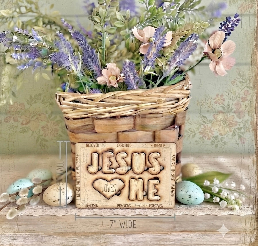 (Item#021) FER - Jesus Loves Me Puzzle - DIY Craft Kit