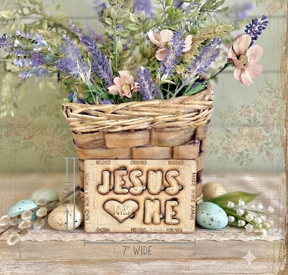 (Item#021) FER - Jesus Loves Me Puzzle - DIY Craft Kit