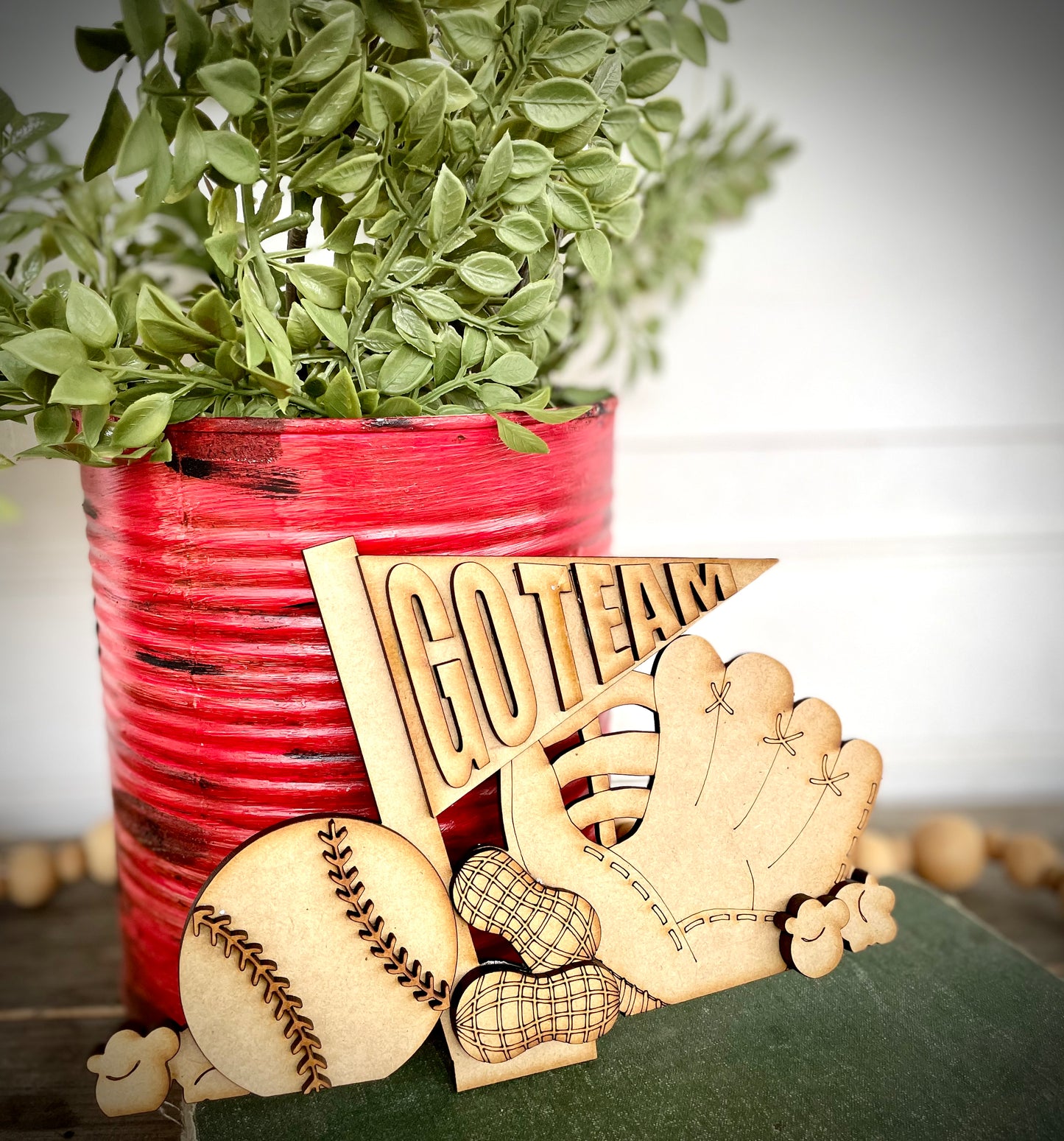 Go Team Baseball DIY Insert Only for interchangeable basket