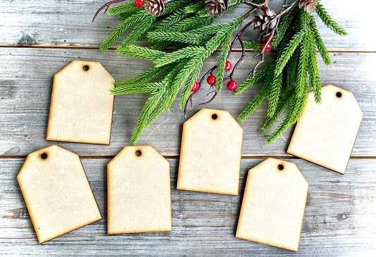 DIY Tag Blanks For Crafting, Set of 6