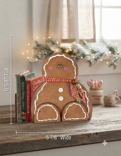 (Item#107) Fall and Christmas/Winter Besties Bundle Leaners (Scarecrow, Sammy Snowman, and Gingerbread Man) - DIY Craft Kit