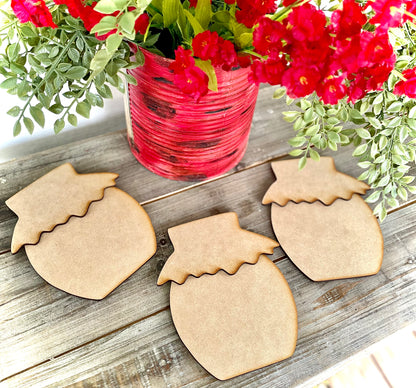(CK) DIY Jam Jars, Set of 3