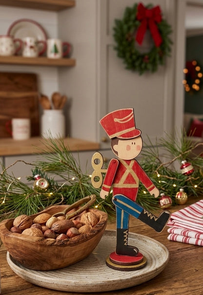 (Item#080) “Marching” Christmas Nutcracker - DIY Craft Kit