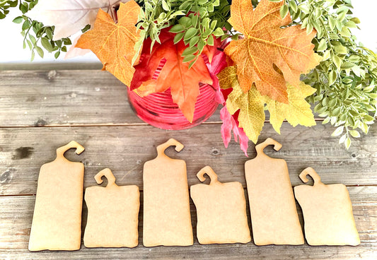 DIY Primitive Pumpkin Cutouts for Crafting (Set of 6; 3 large, 3 small)