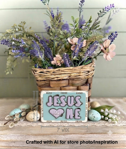 (Item#021) FER - Jesus Loves Me Puzzle - DIY Craft Kit