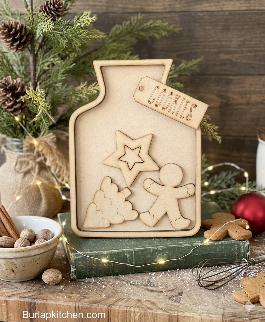 Christmas Cookie Jar - DIY Craft Kit