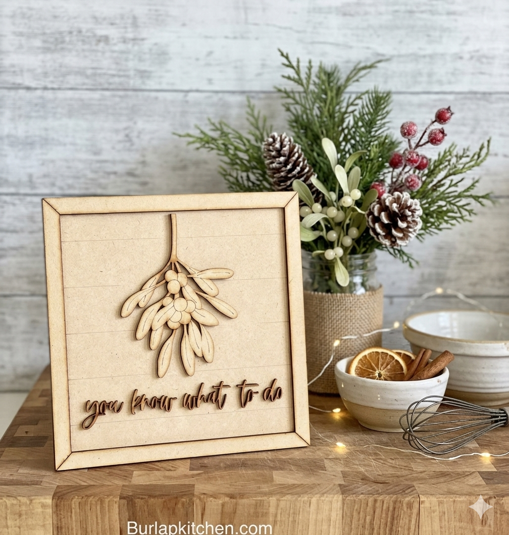 Mistletoe Frame - DIY Craft Kit