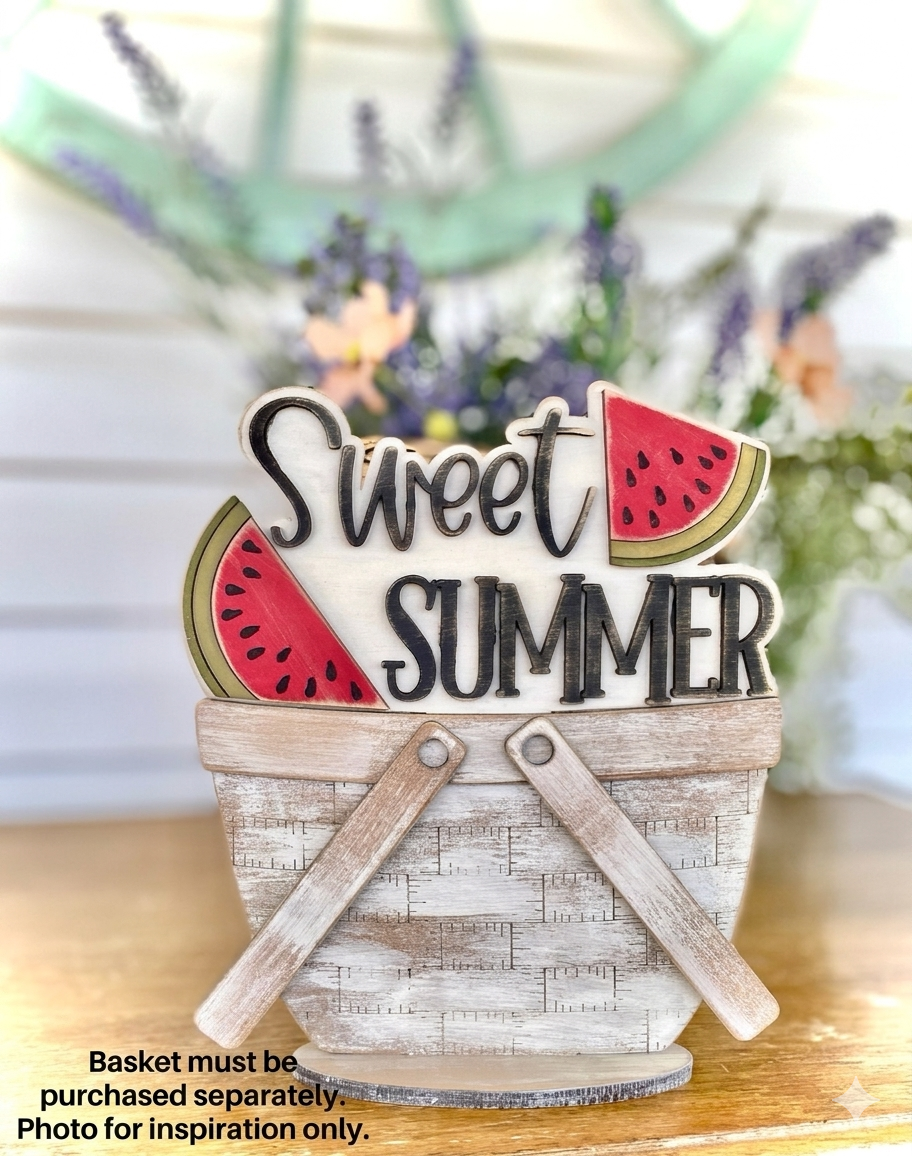 Sweet Summer DIY Insert Only - For Interchangeable Basket