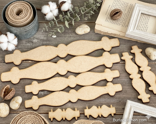 DIY Spindle Blanks, Set of 8