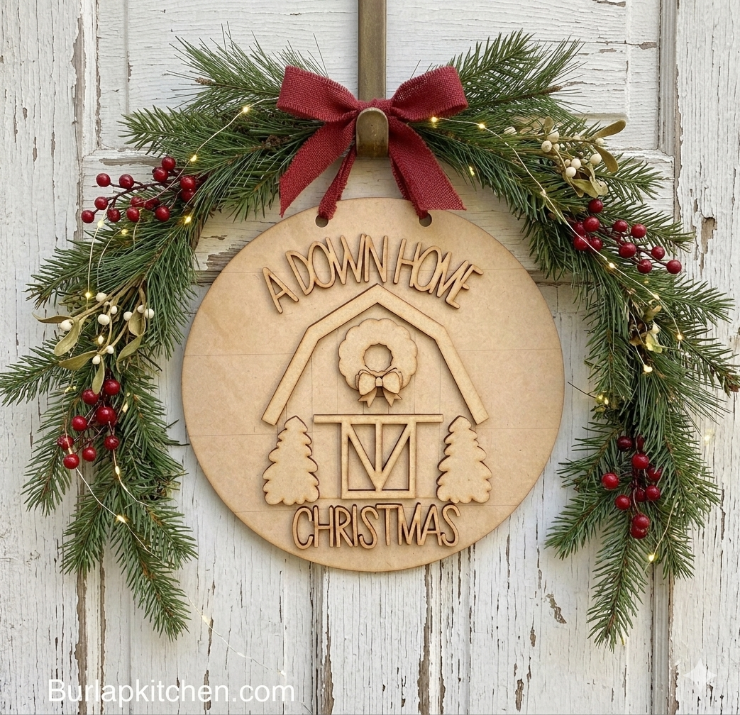 A Down Home Christmas Hanger - DIY Craft Kit