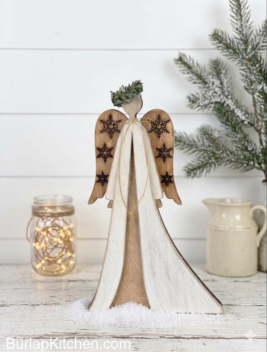 Elegant Angel Leaner - DIY Craft Kit (*This kit is now cut on 1/8” MDF/Hardboard)