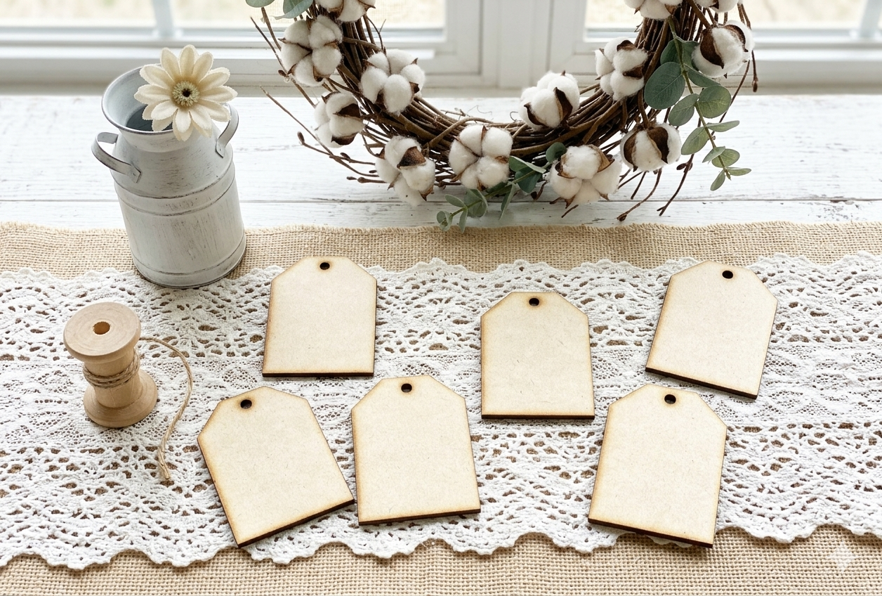 DIY Tag Blanks For Crafting, Set of 6