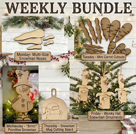 (Item#54) Weekly Bundle - DIY Craft Kits/Cutouts