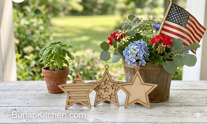 Patriotic DIY Star Ornaments