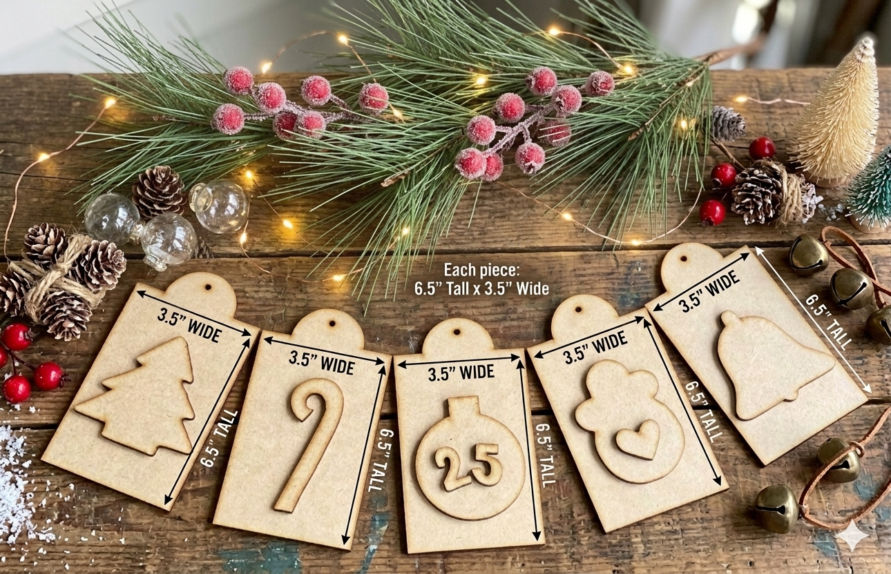 Festive Christmas Banner - DIY Craft Kit